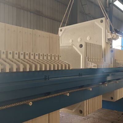 Filter Press Providing Solid Liquid Separation for Printing Dyeing Slaughtering and Food Processing Industries with Large Filter Area 280m2